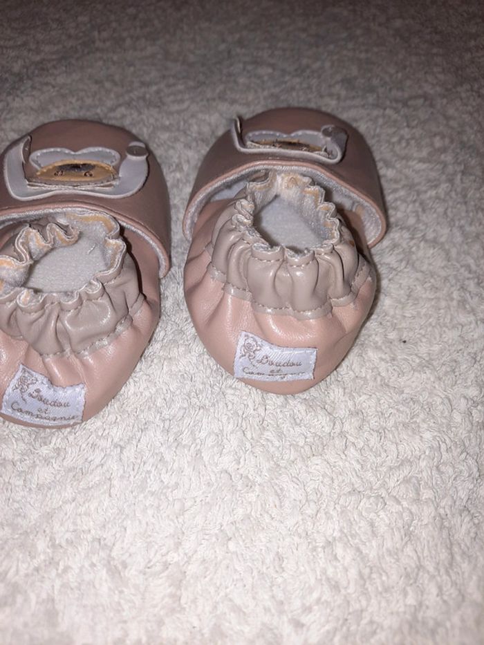 Chaussons beige oursons Doudou et Compagnie 6-12 mois - photo numéro 5