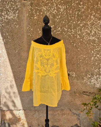 Blouse jaune Monoprix T.36