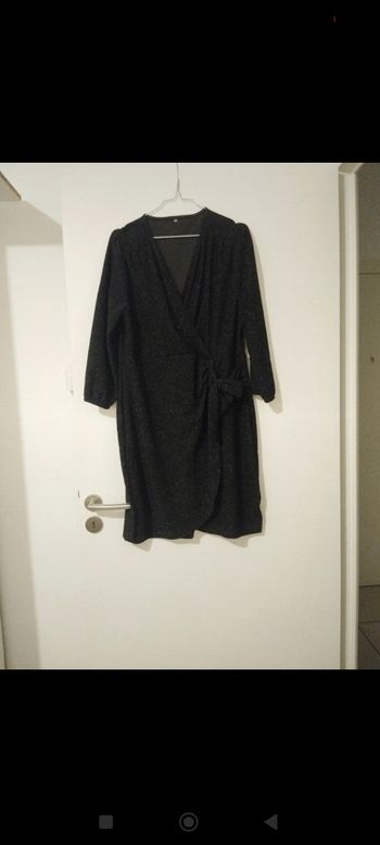 Robe noire pailleté