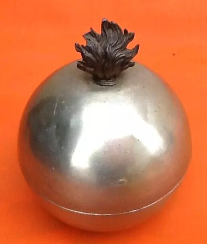 Années 1960 Sucrier boule Aluminium déposé ALB - photo numéro 8