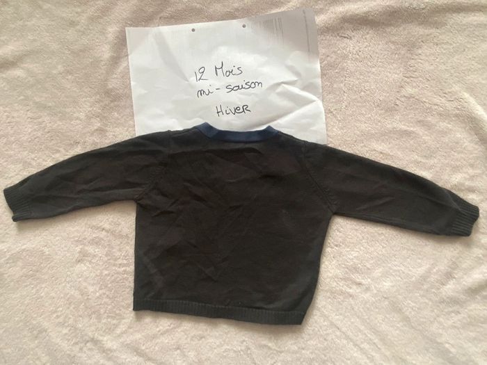 Lot de 3 pulls légers - 12 mois - Bout’chou, Kimbaloo - TBE - photo numéro 8