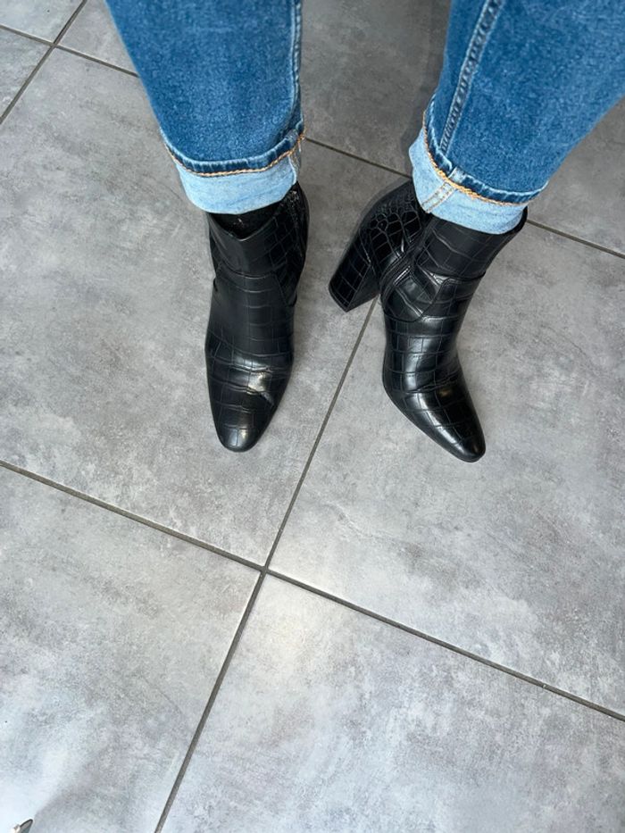 Bottines noires 37 Mango 🌸 - photo numéro 7