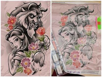 Diamand painting la belle et la bête