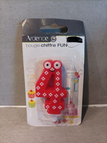 Bougie anniversaire 4ans