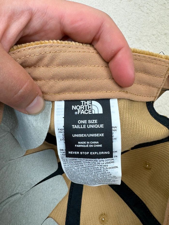 Casquette The North Face Skateur Corduroy Beige Neuve - photo numéro 8