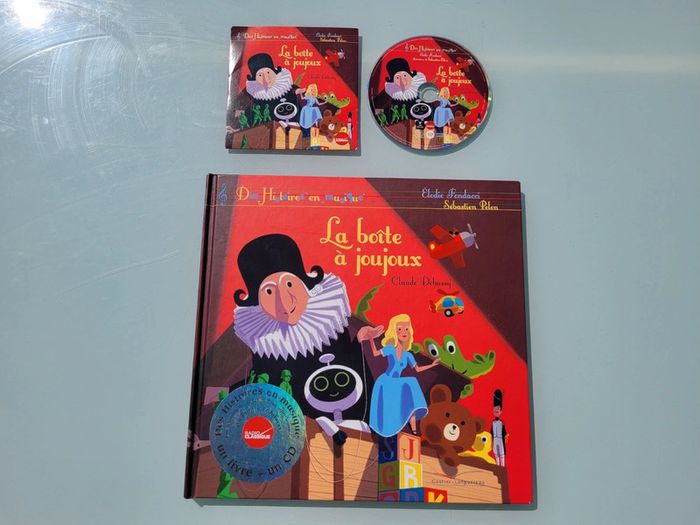 Livre avec CD 🧸 La Boîte à joujoux 🪅 Éditions Gautier.languereau - photo numéro 2