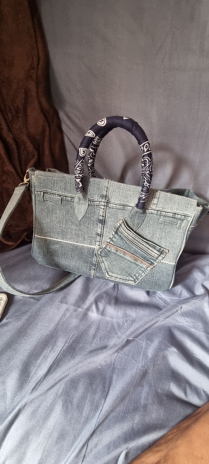 Grand Sac en Jean - photo numéro 2