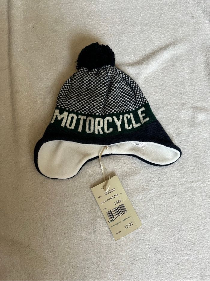 Bonnet garçon bébé Taille 9/12 mois Neuf