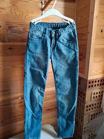 Jean 10 ans denim cerise