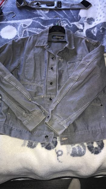 Veste homme en Jean’s teddy Smith taille l