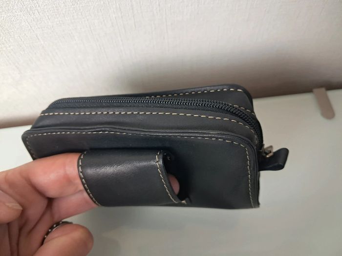 Carré Royal porte monnaie portée ceinture en cuir - photo numéro 3