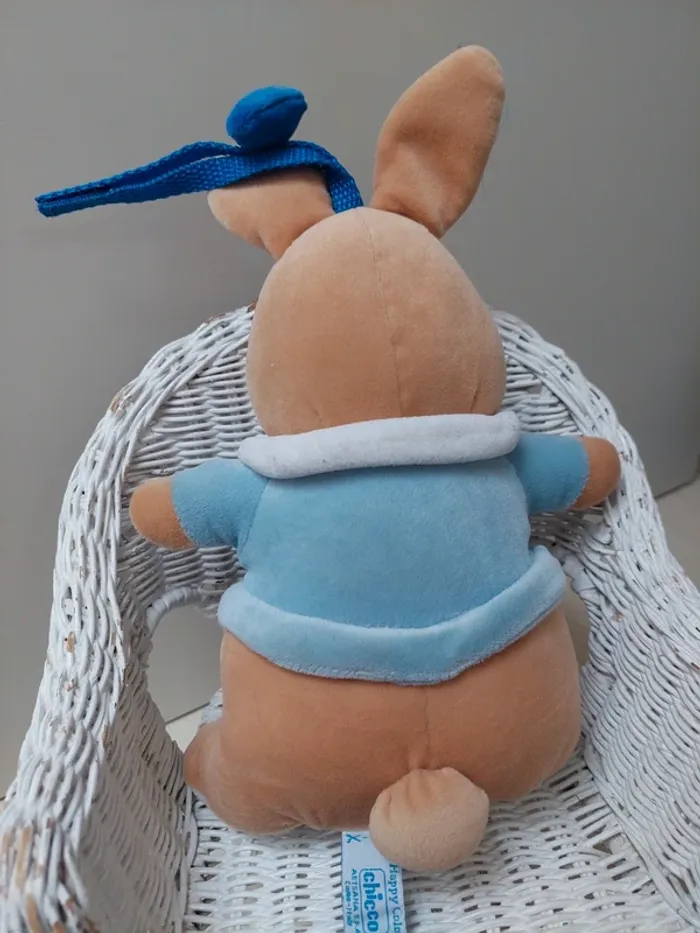 Chicco - peluche lapin avec grelot - photo numéro 3