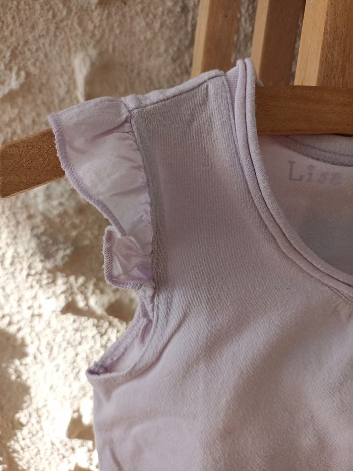 Haut sans manche mauve Lisa Rose 3 ans - photo numéro 2