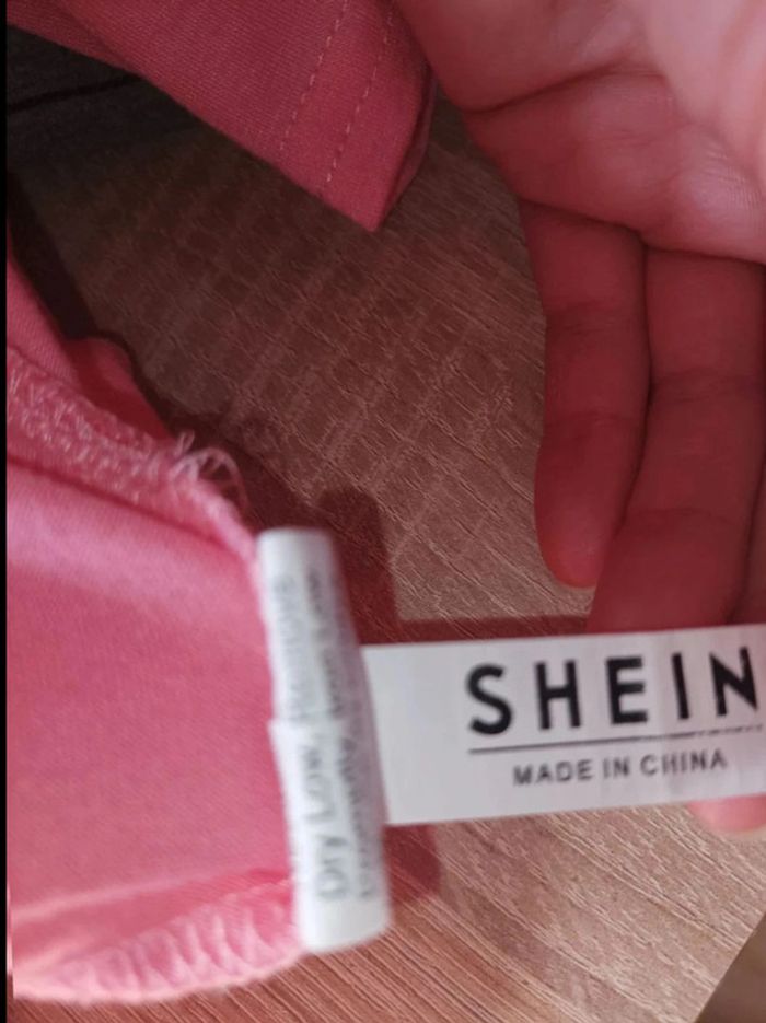 Tee-shirt oversize manches courtes Shein femme taille S - photo numéro 3