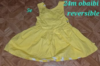 Robe reversible 2ans okaidi
