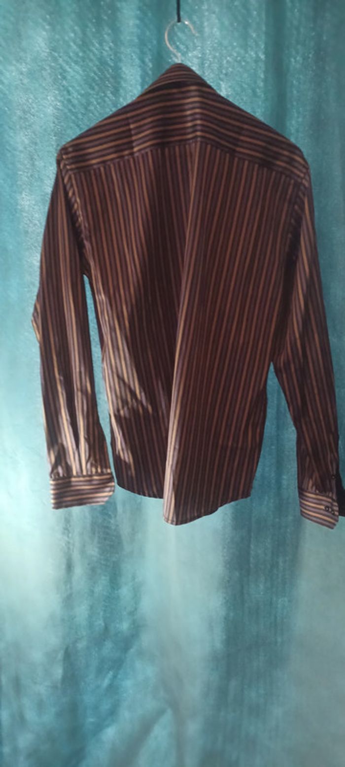 Chemise rayures almando styles slim - photo numéro 2
