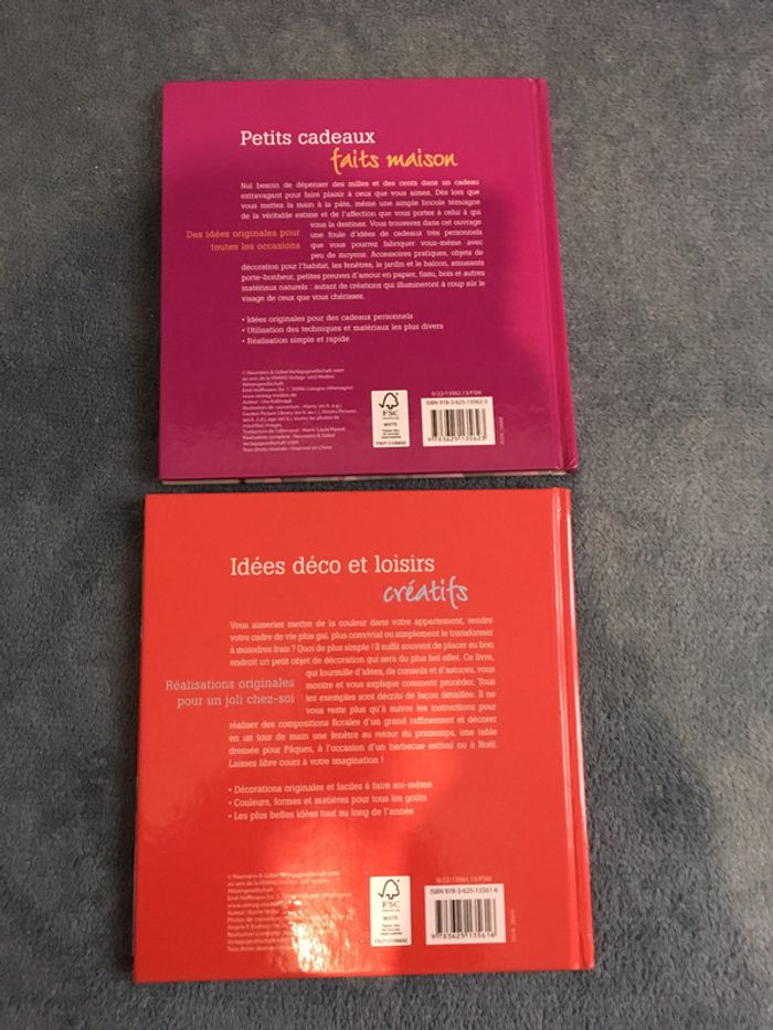 Lot de 2 livres Idées déco et loisirs créatifs et Petits cadeaux faits maison - photo numéro 12