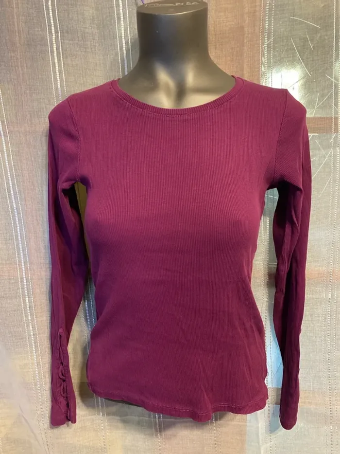 Haut violet femme taille M