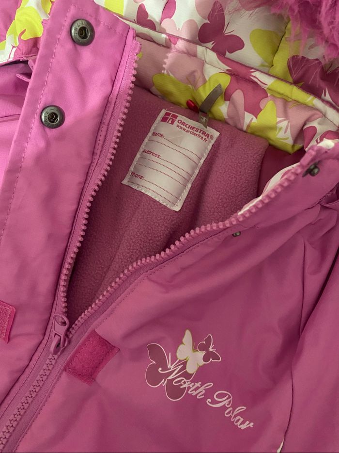 Combinaison de ski fille Orchestra - Taille 8 ans - Rose et verte - photo numéro 2
