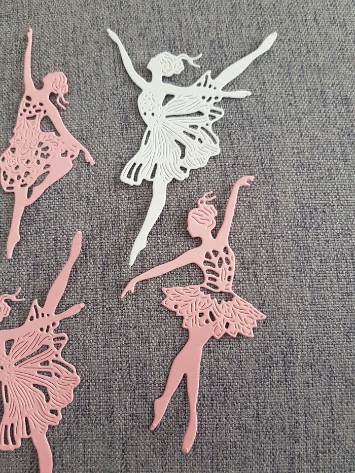 Lot embellissement scrapbooking, ballerines - photo numéro 3