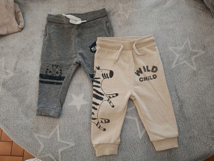 Lot de 2 pantalons jogging Kiabi Orchestra 6 mois