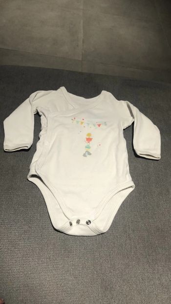 Body blanc 6 mois