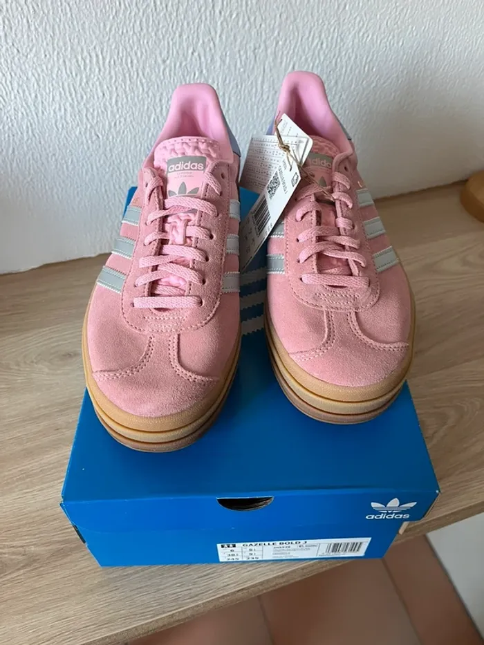 Adidas Gazelle bold J « true pink » en 38 2/3 - photo numéro 2