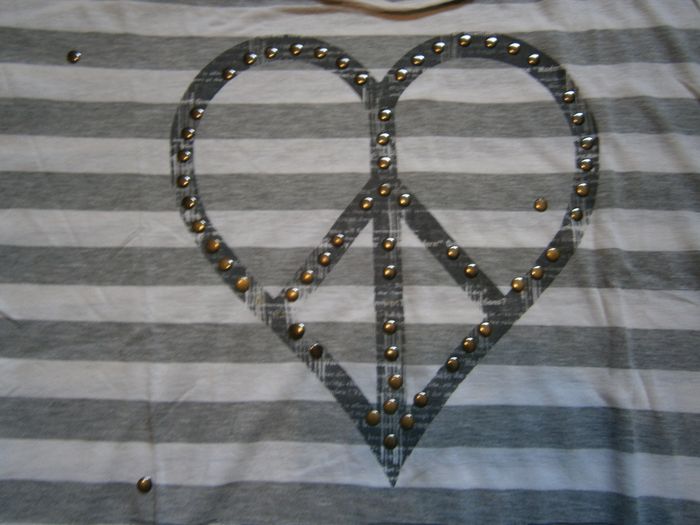 Tee-shirt MC rayé blanc/gris PROMOD Taille L - photo numéro 5