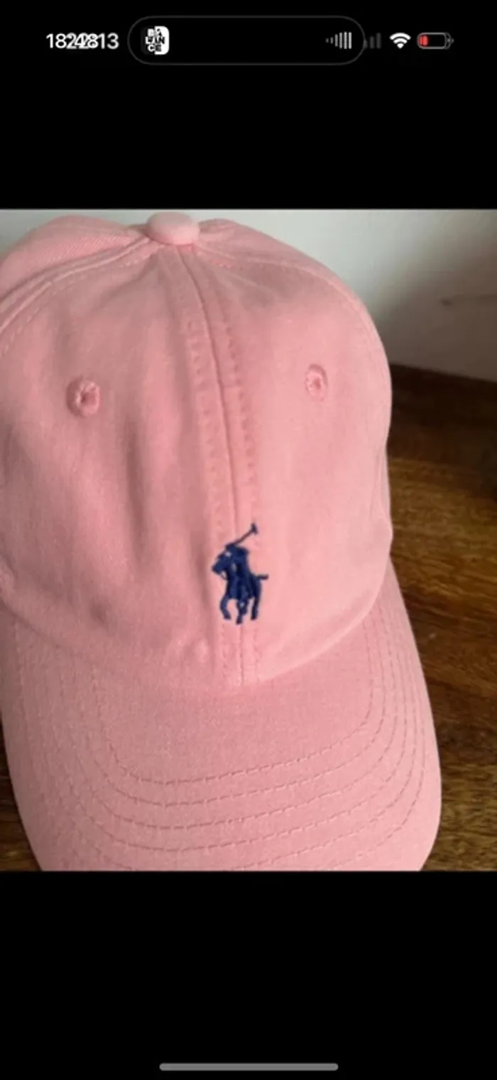 Casquette rose ralph lauren neuve - photo numéro 2