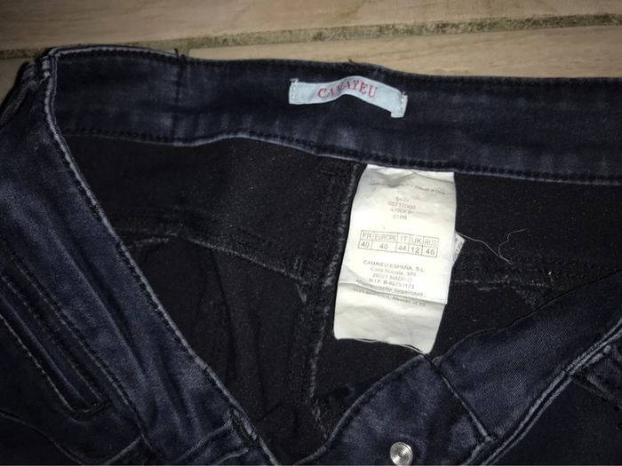 Pantalon bleu gris camaïeu 40 - photo numéro 5