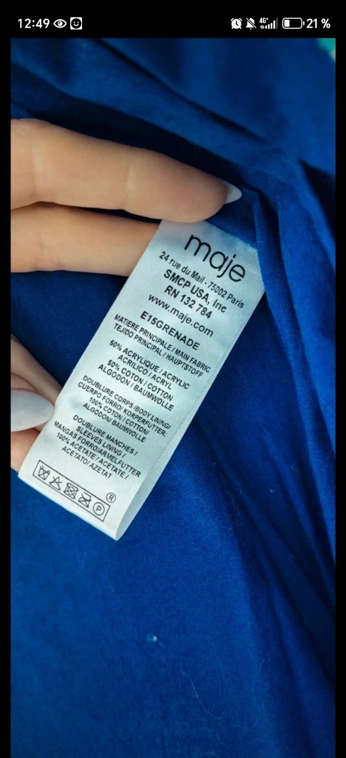 Manteau Maje - photo numéro 4