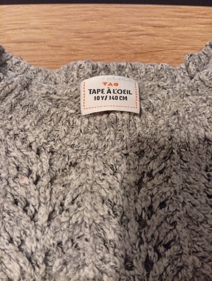 Pull gris - photo numéro 2