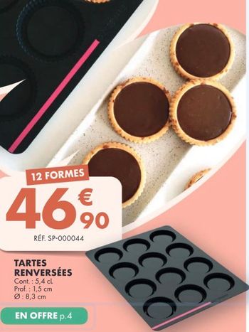 moule 12 tartes renversées 