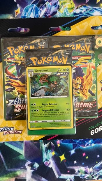 Tri pack Pokémon zénith suprême Eb12.5