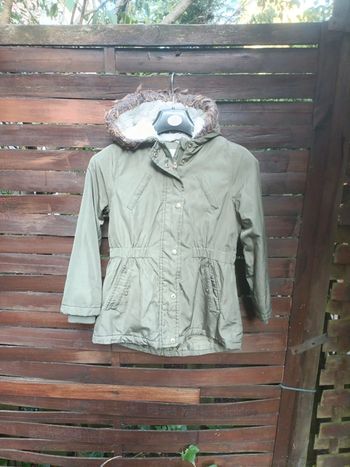 Manteau vert kaki