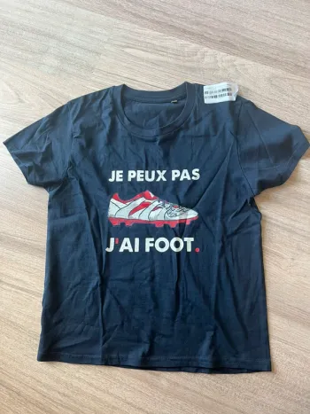 T-shirt foot enfant 10 ans