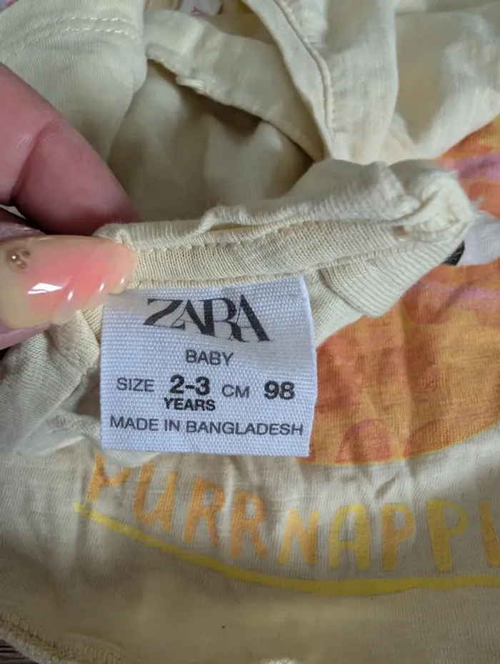 Lot 2 t shirt Zara - photo numéro 5