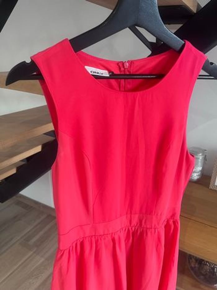 Robe fluide cintré rose Only S 36 - photo numéro 3