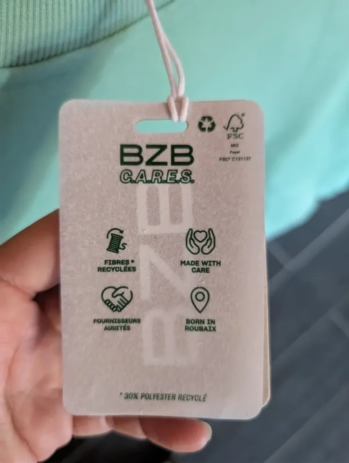 Sweat vert taille S bzb - photo numéro 5