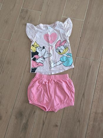 Ensemble t-shirt + bloomer Disney
