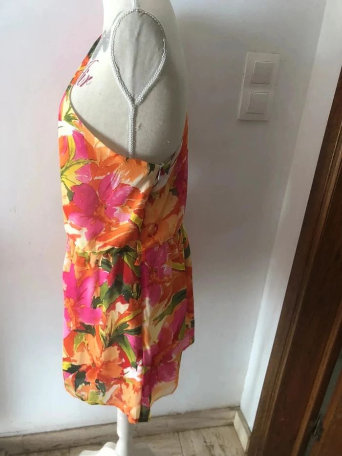 Sublime combi short rose  imprimé florale shein taille 40 très bon état rose - photo numéro 4