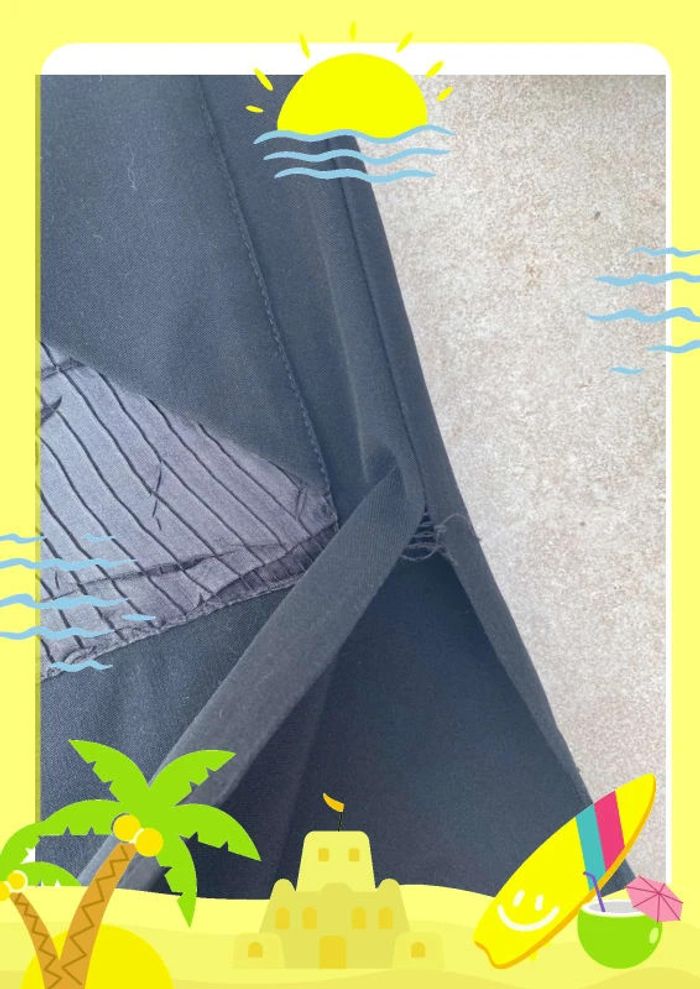 Jupe longue Kakie noire 40 L - photo numéro 4