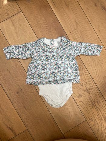 Body - blouse petit bateau 6m