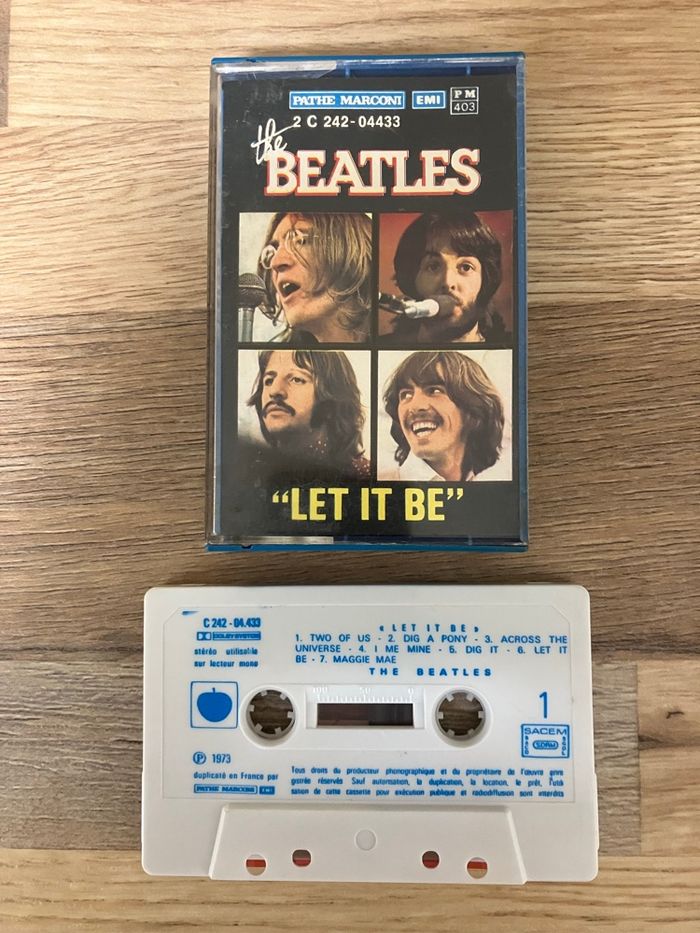 Cassette audio-The beatles-Let it be
