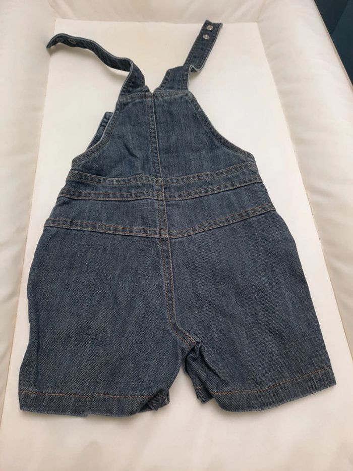 Salopette short jean 9mois wapi - photo numéro 3