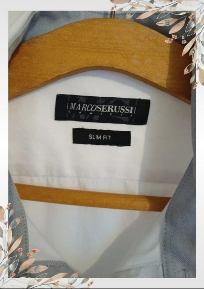 Chemise blanche à manches longues homme  M - photo numéro 5