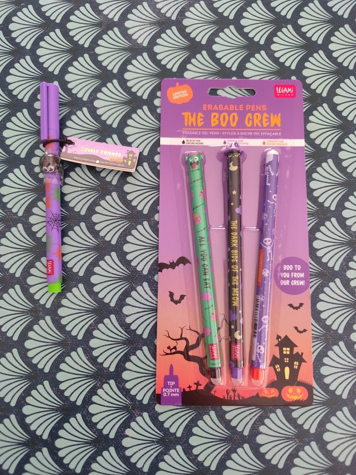 Stylos legami effaçables édition limitée halloween