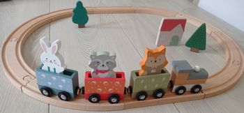 Circuit de train en bois