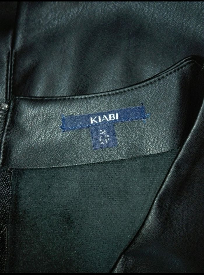 Robe simili cuir noir Kiabi T36 - photo numéro 4
