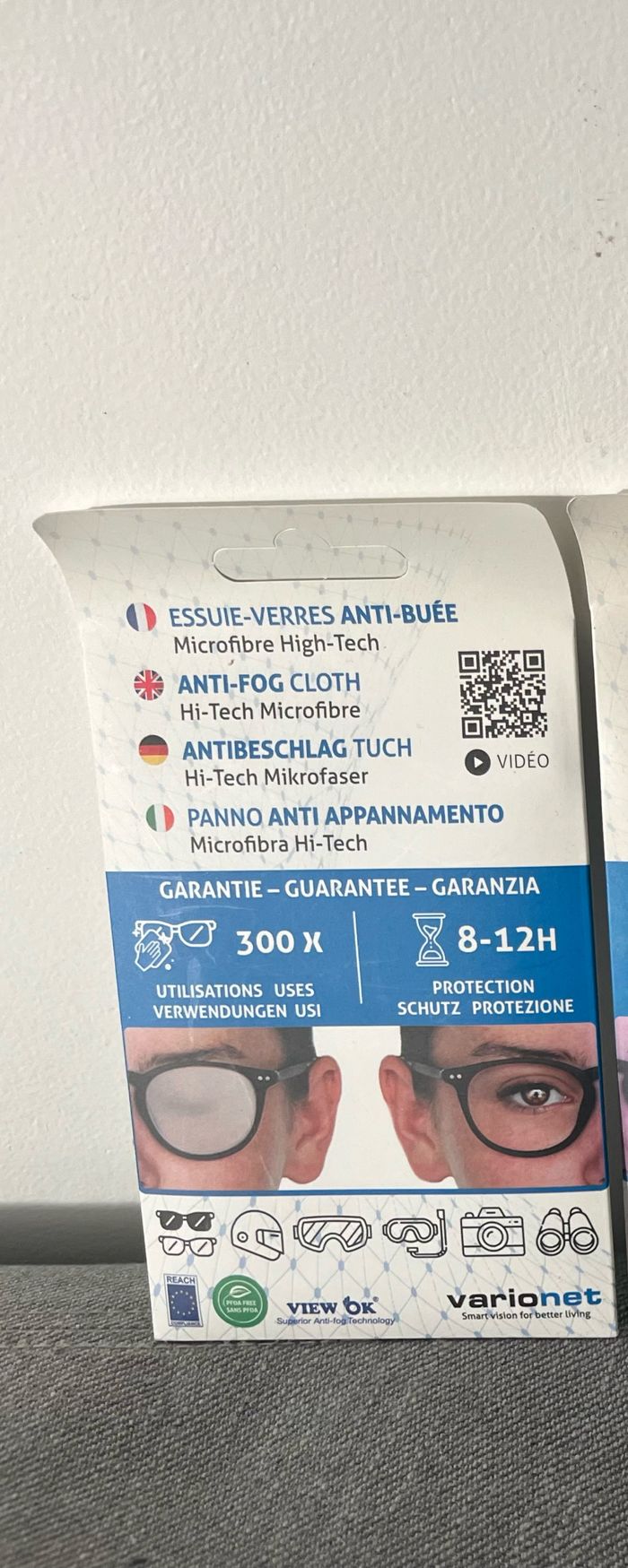 Essuie verre anti buée